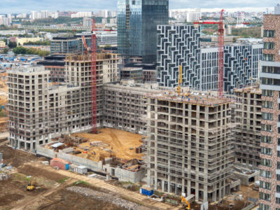ЖК Тушино-2018: Квартал 5: Завершены монолитные работы в 7-ми секциях.
